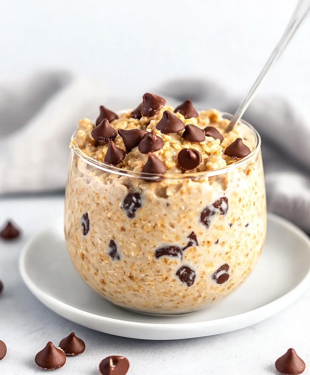 Cookie Dough Overnight Oats Recipe