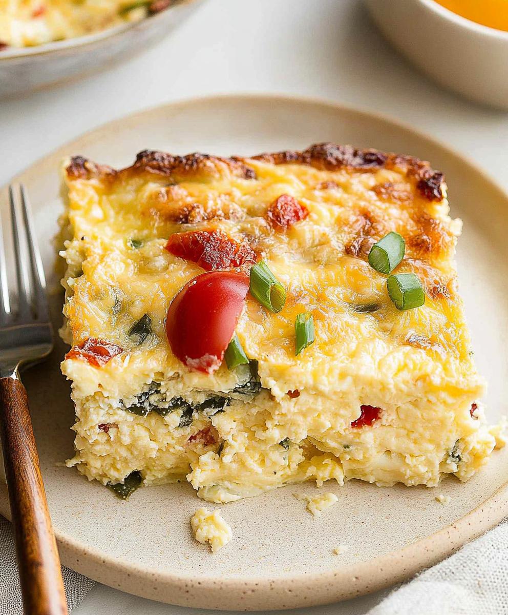 Cottage Cheese Egg Bake Recipe