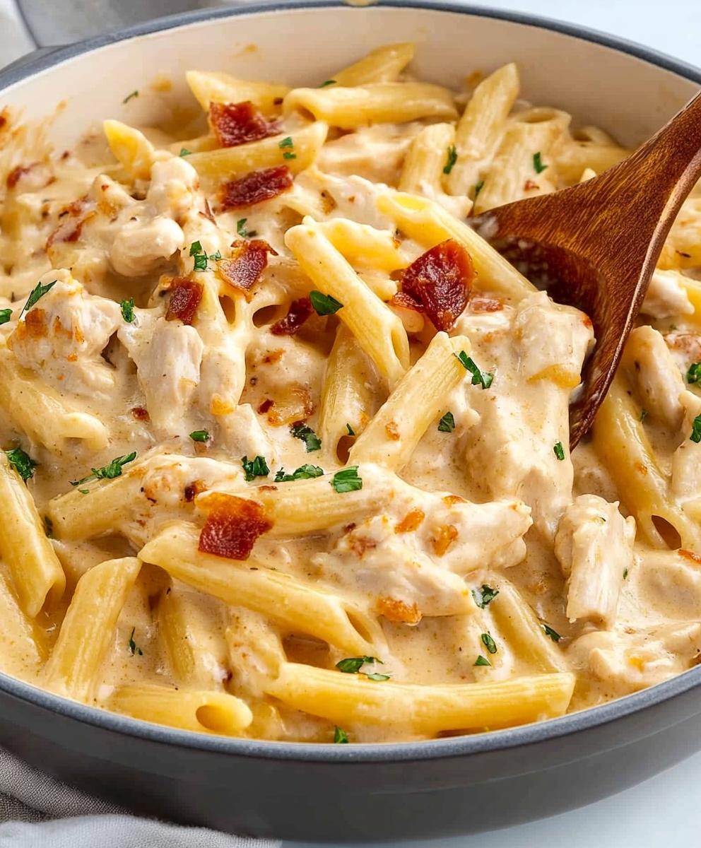 Crack Chicken Penne Recipe