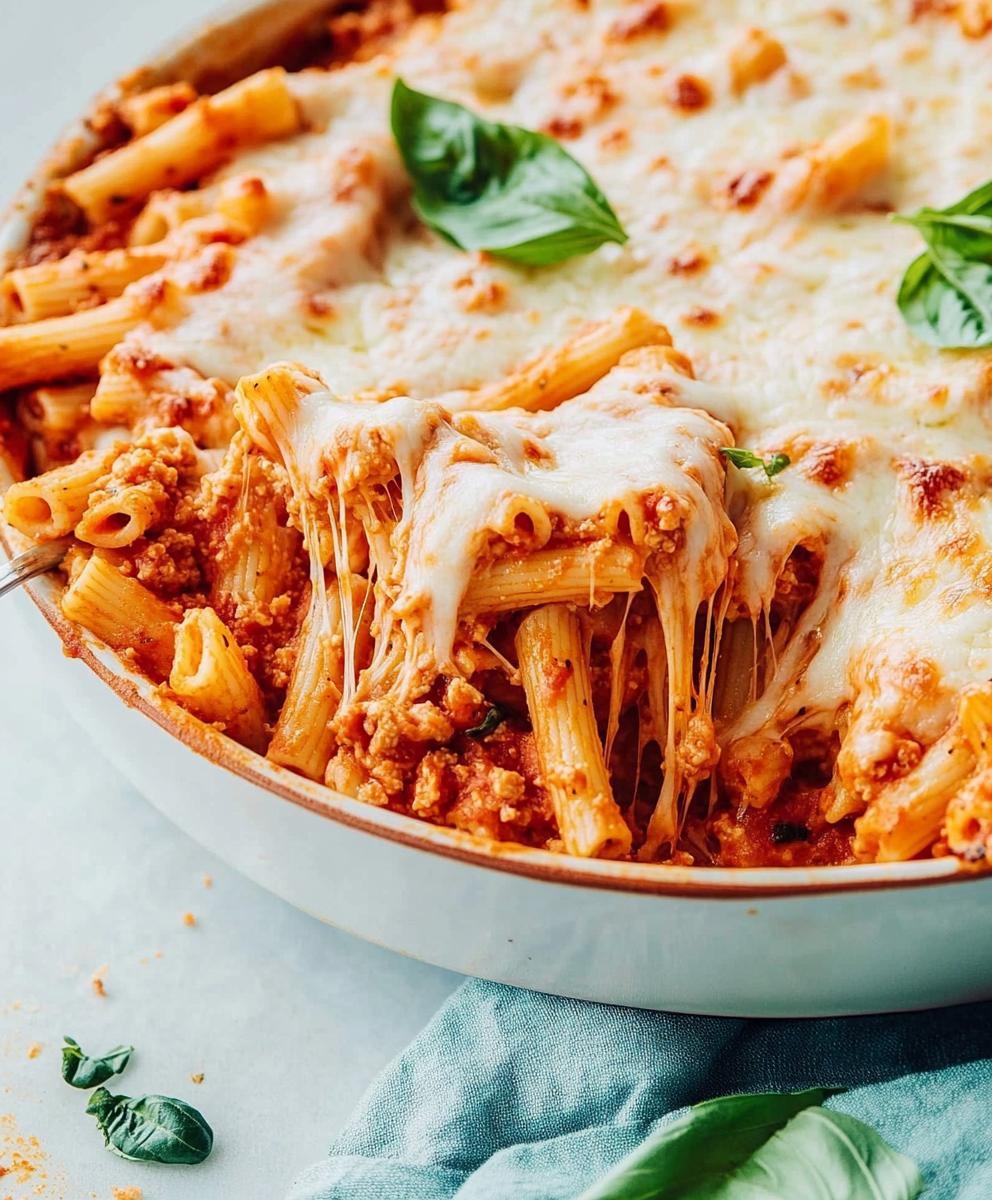 Creamy Baked Ziti Recipe