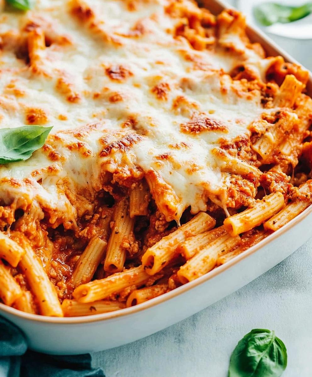 Creamy Baked Ziti Recipe