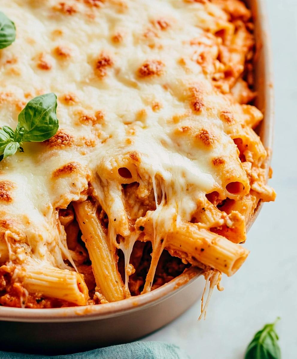 Creamy Baked Ziti Recipe