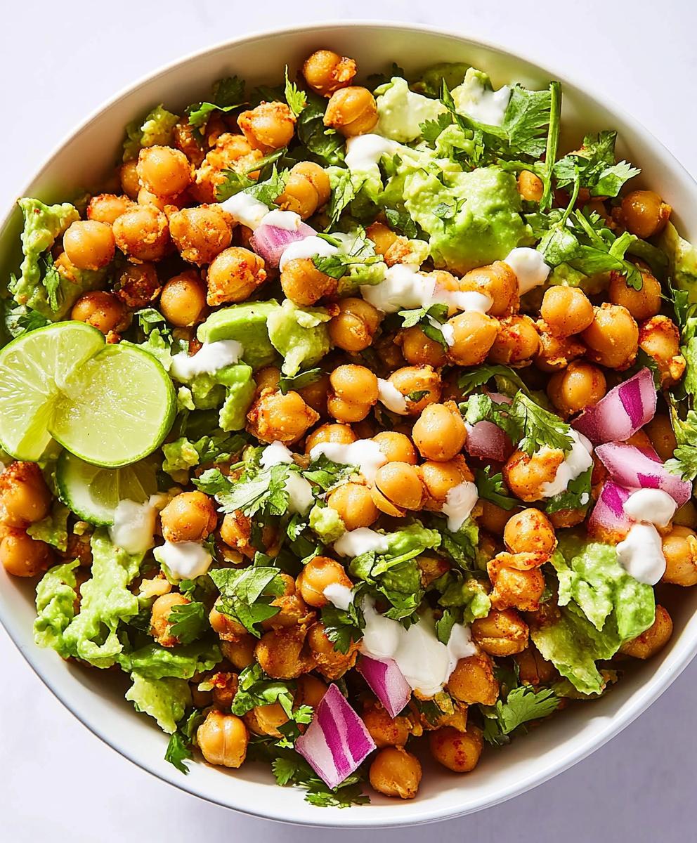 Crispy Chili-lime Chickpea Salad Recipe