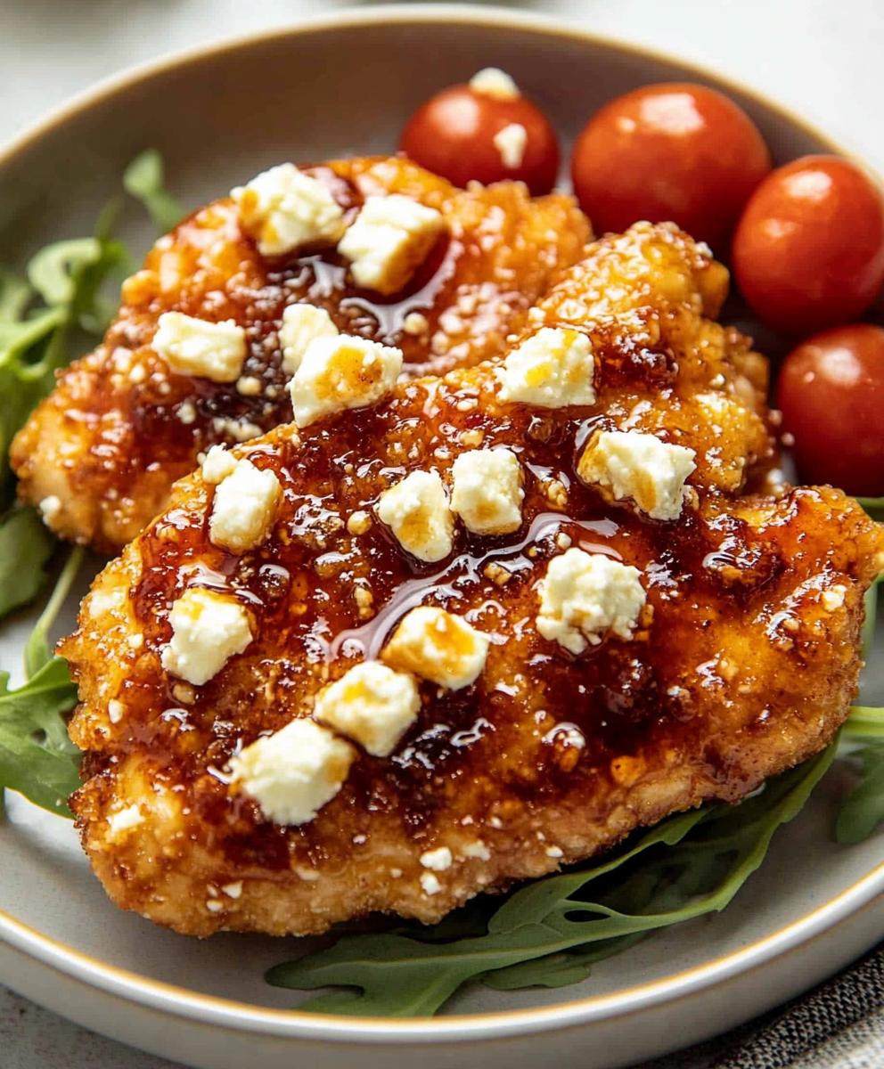 Crispy Hot Honey Feta Chicken Recipe