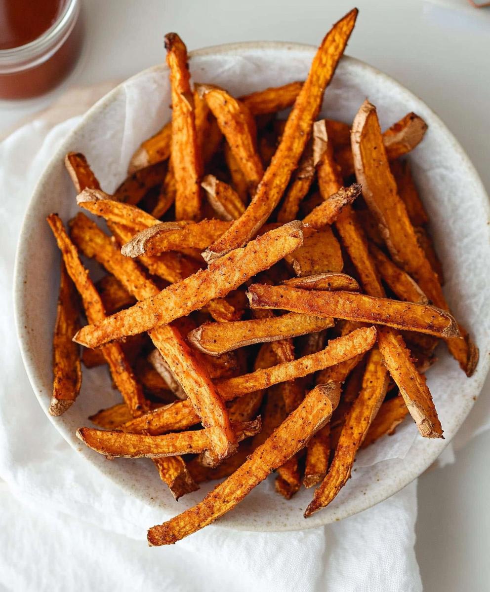 Crispy Oven Baked Sweet Potato Fries Recipe