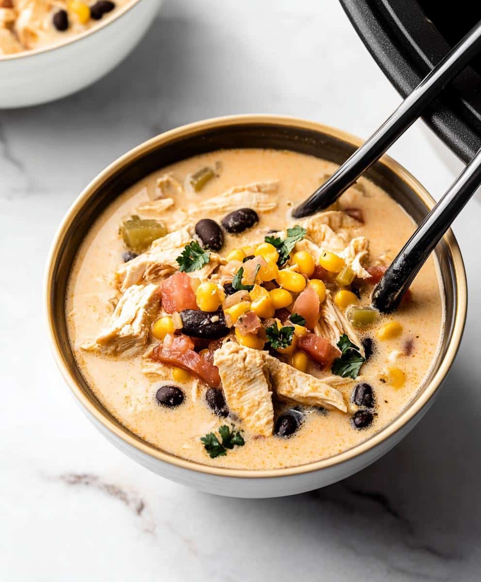 Easy Chicken Taco Soup Recipe
