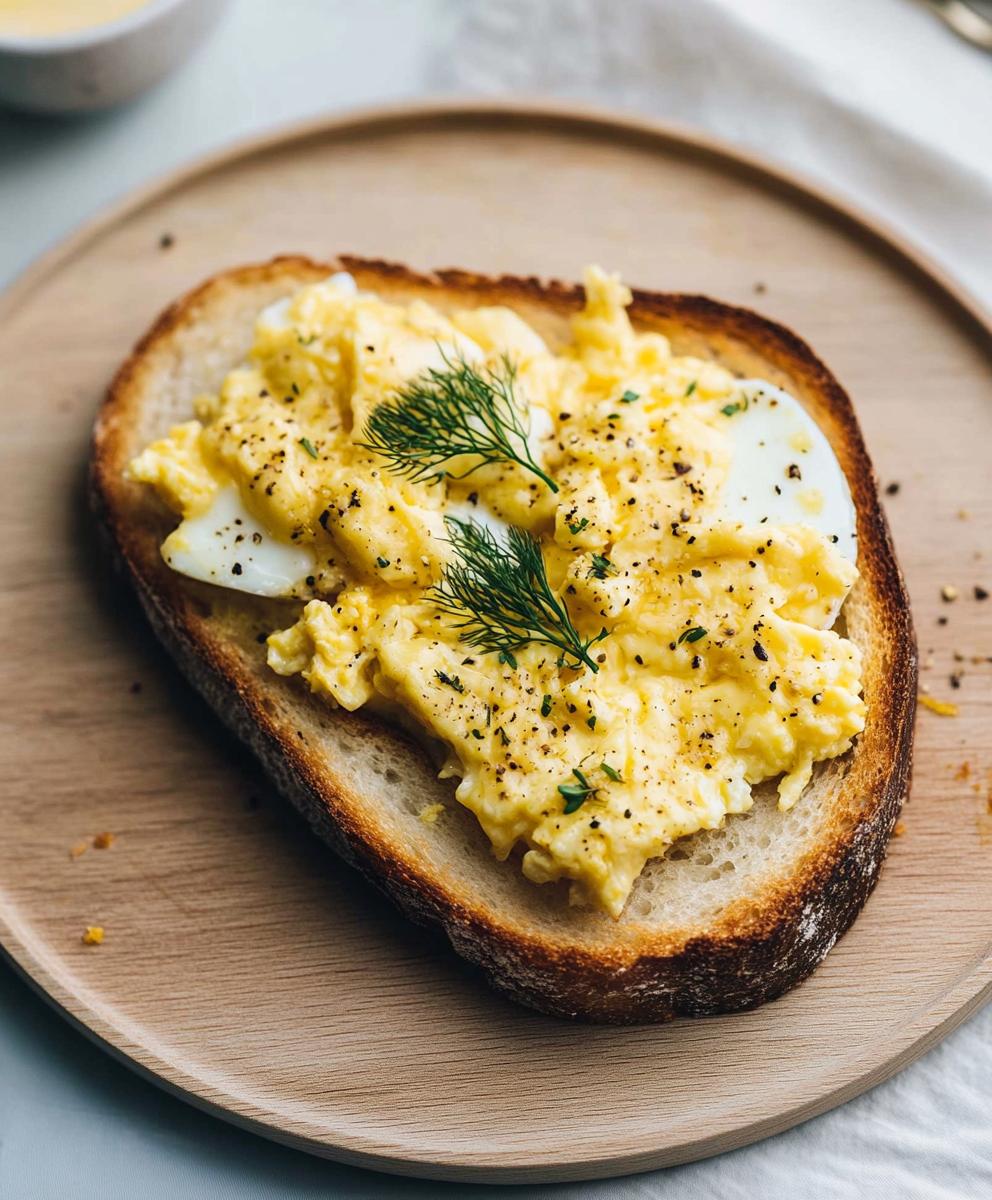Egg And Cheese Toasts Recipe