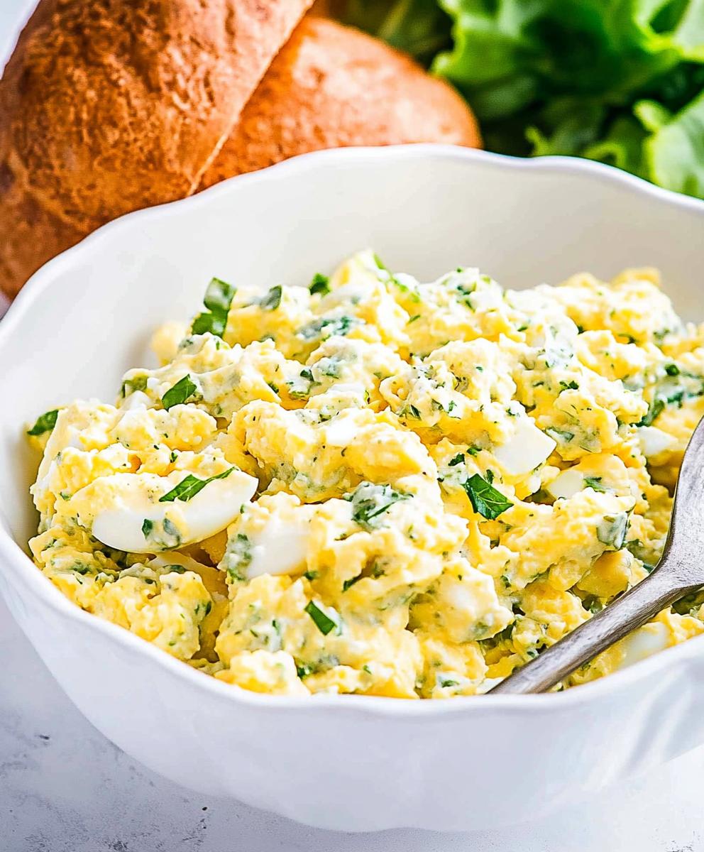 Egg Salad With Cottage Cheese - No Mayo Recipe