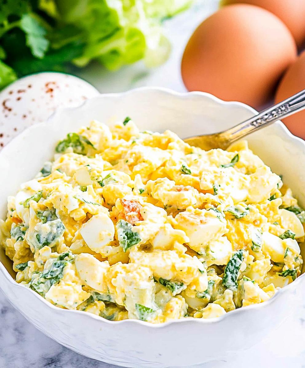 Egg Salad With Cottage Cheese - No Mayo Recipe