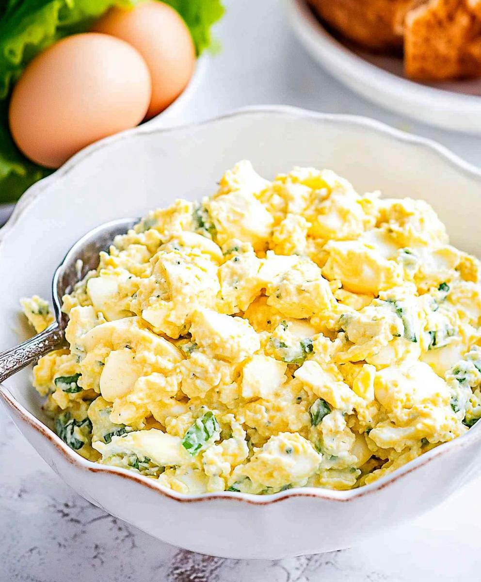 Egg Salad With Cottage Cheese - No Mayo Recipe