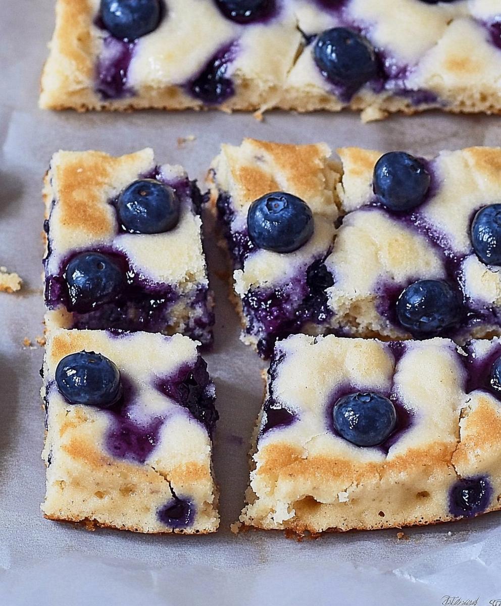 Fluffy Baked Blueberry Buttermilk Pancakes Recipe