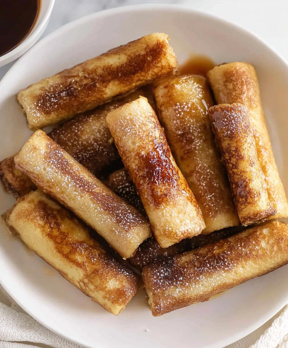 French Toast Roll-ups Recipe