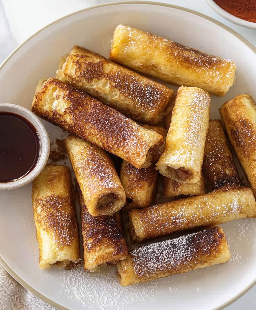 French Toast Roll-ups Recipe