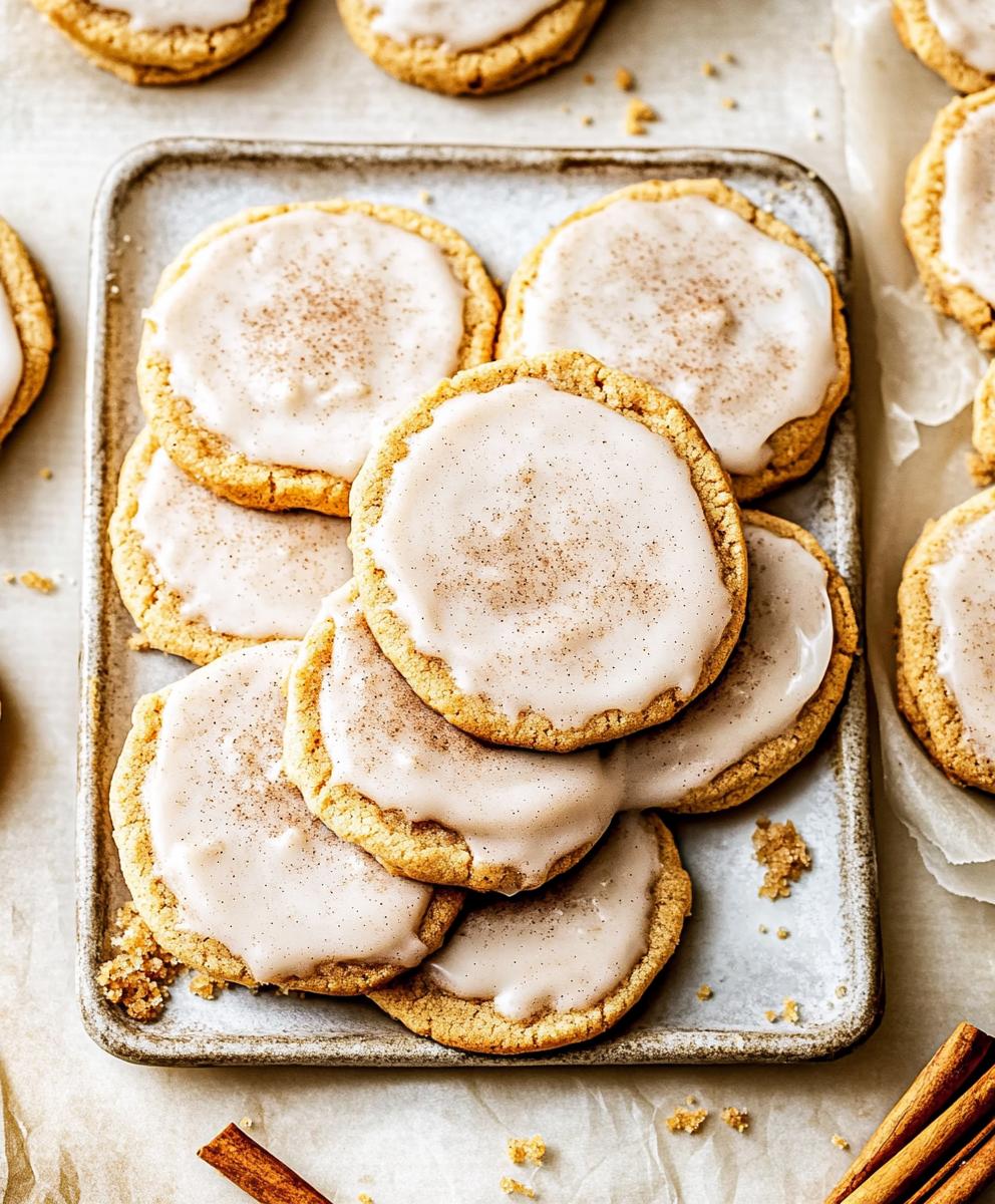 Frosted Brown Sugar Cinnamon Pop Tart Cookies Recipe