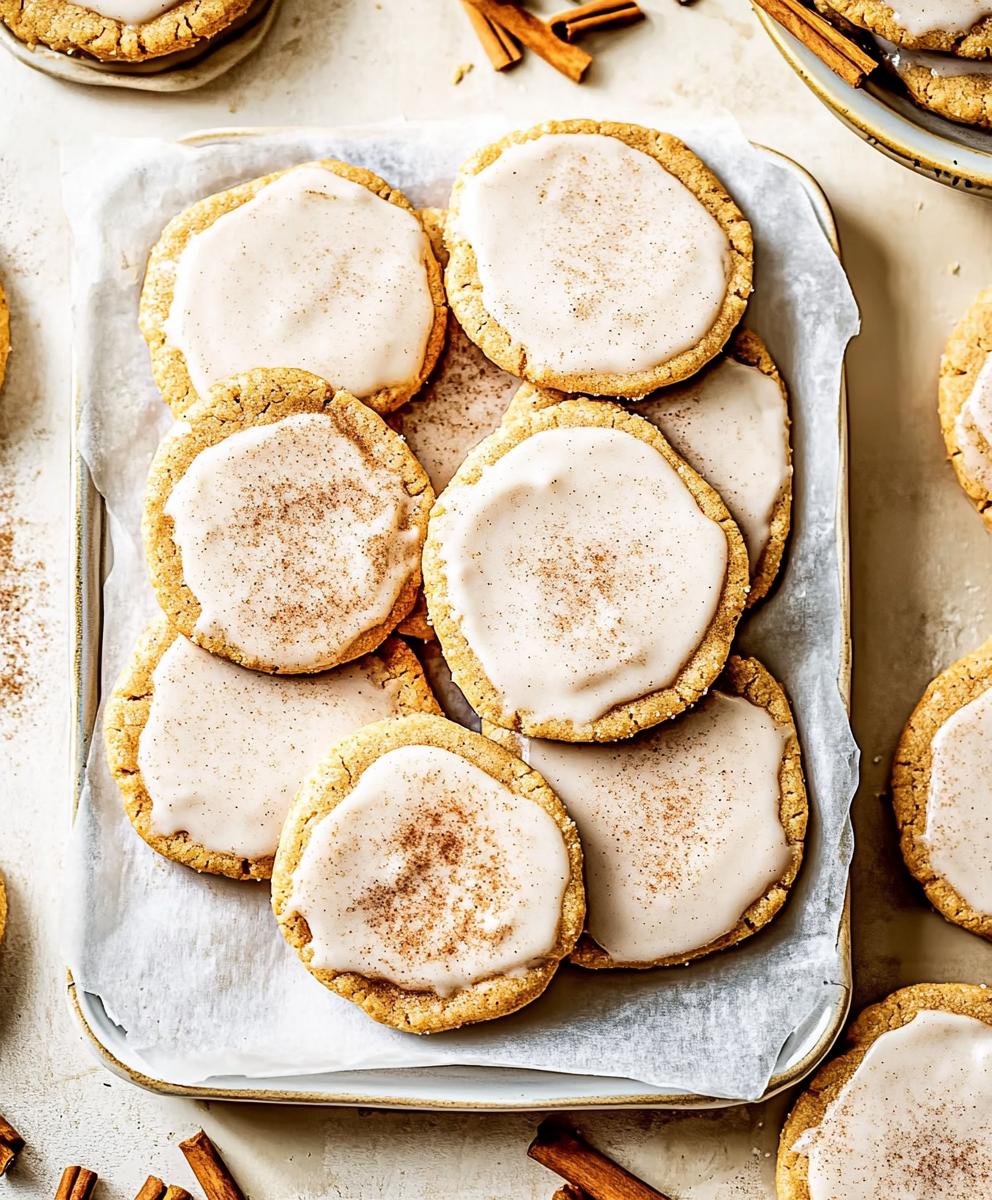 Frosted Brown Sugar Cinnamon Pop Tart Cookies Recipe