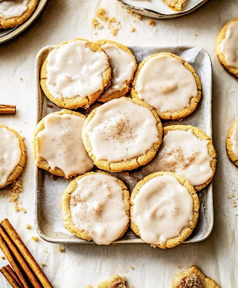 Frosted Brown Sugar Cinnamon Pop Tart Cookies Recipe