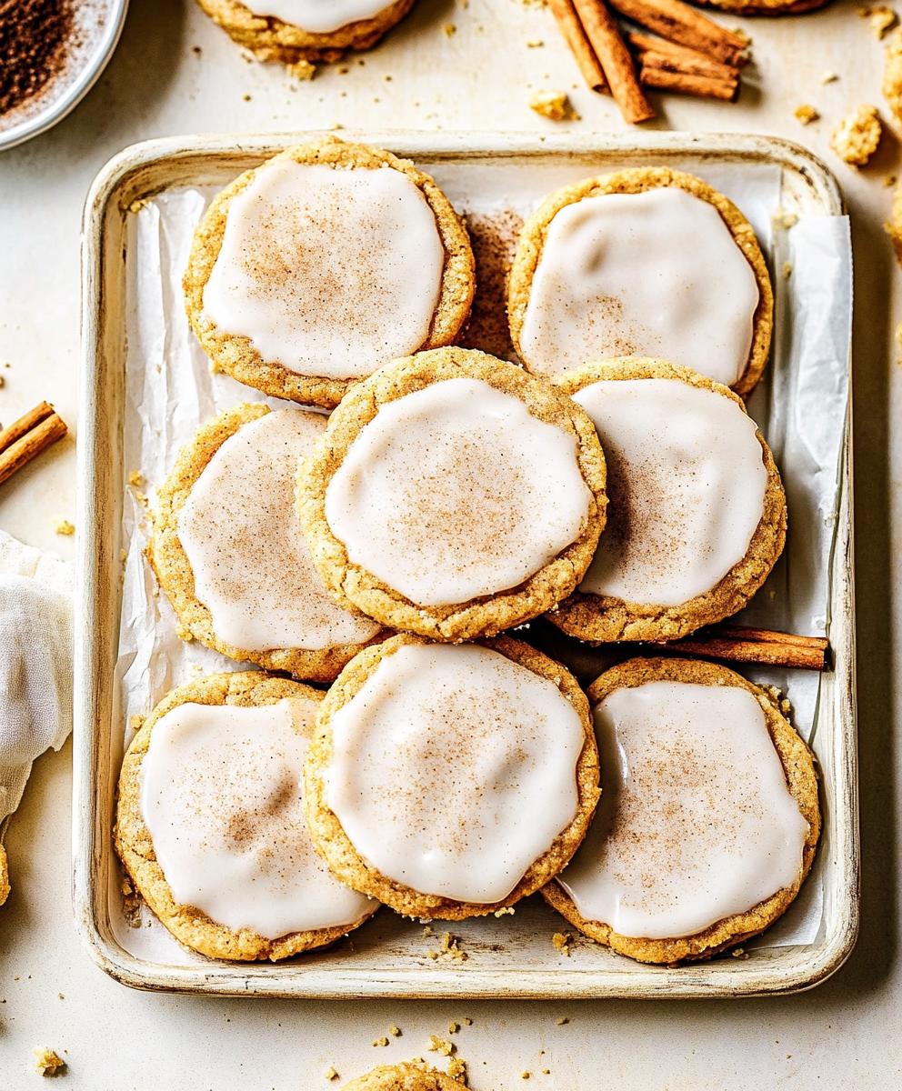 Frosted Brown Sugar Cinnamon Pop Tart Cookies Recipe