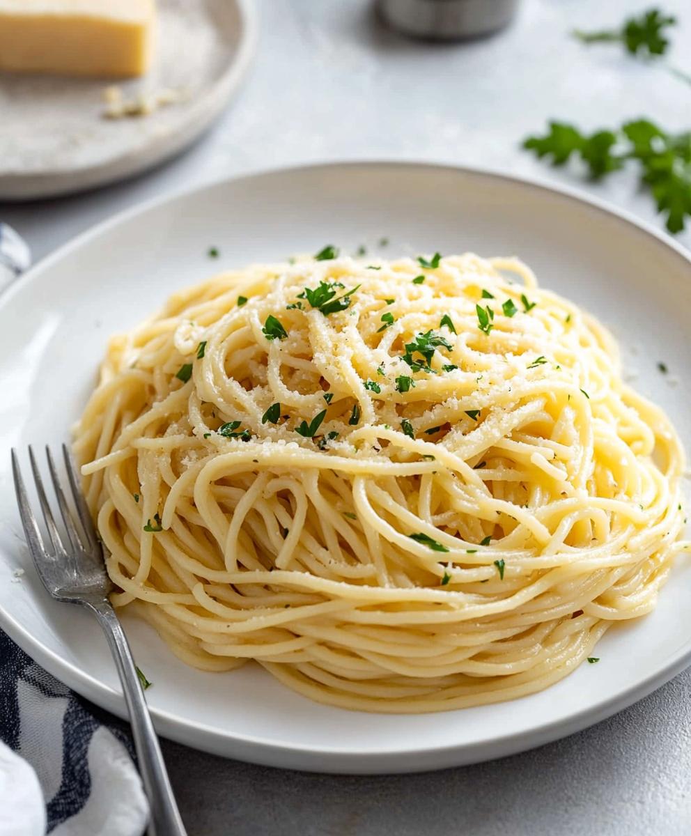 Garlic Buttered Noodles Recipe