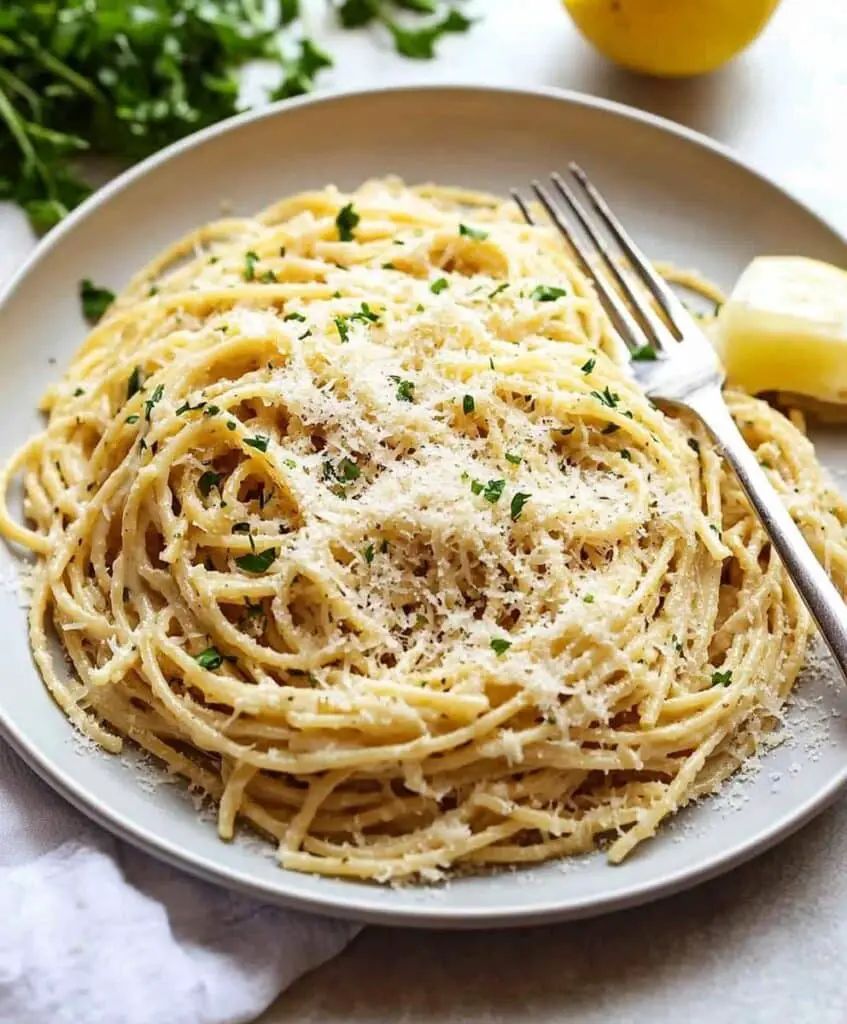 Garlic Parmesan Pasta Recipe