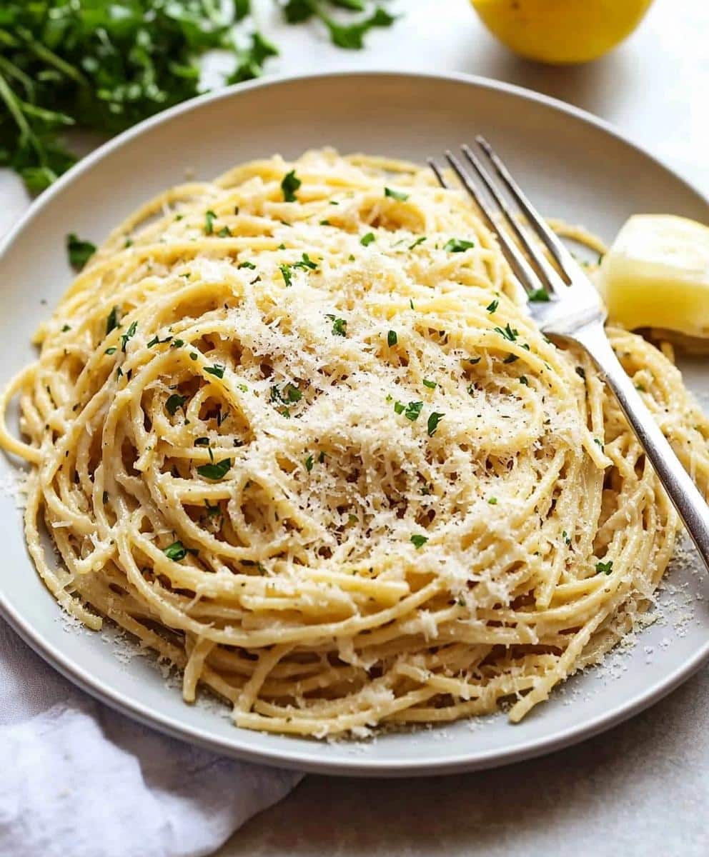 Garlic Parmesan Pasta Recipe