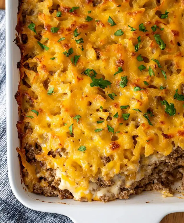 Hamburger Hashbrown Casserole Recipe