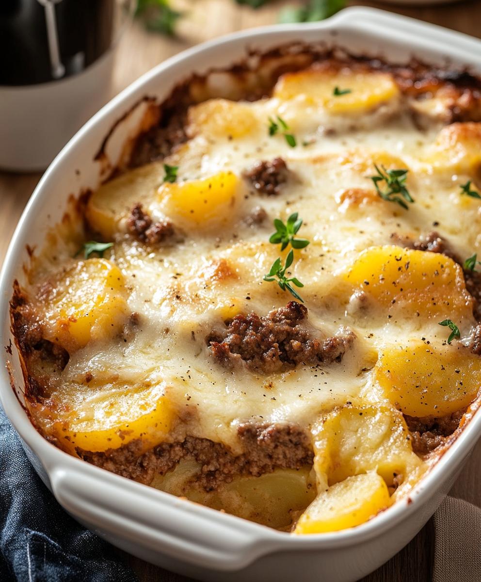 Hamburger Potato Casserole Recipe