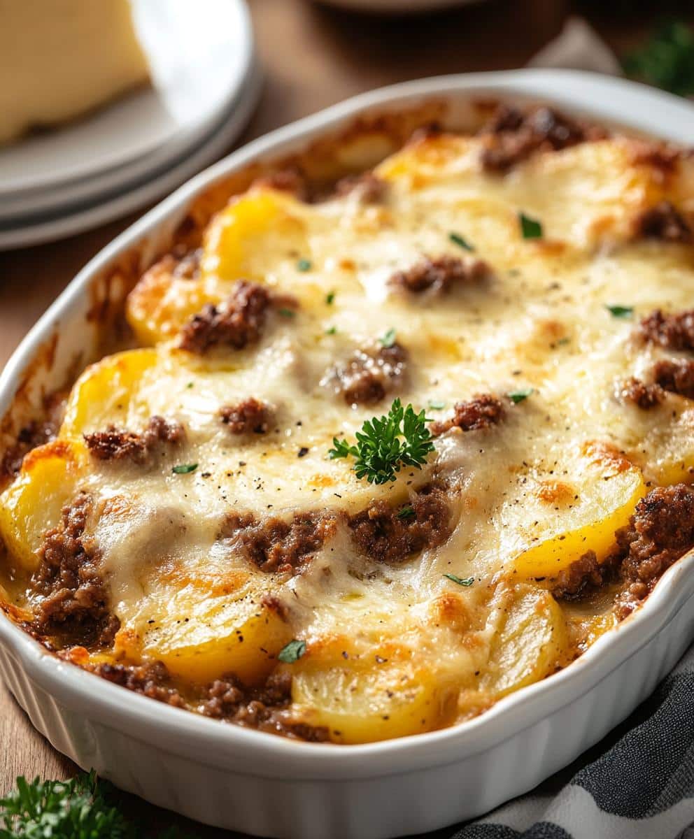 Hamburger Potato Casserole Recipe