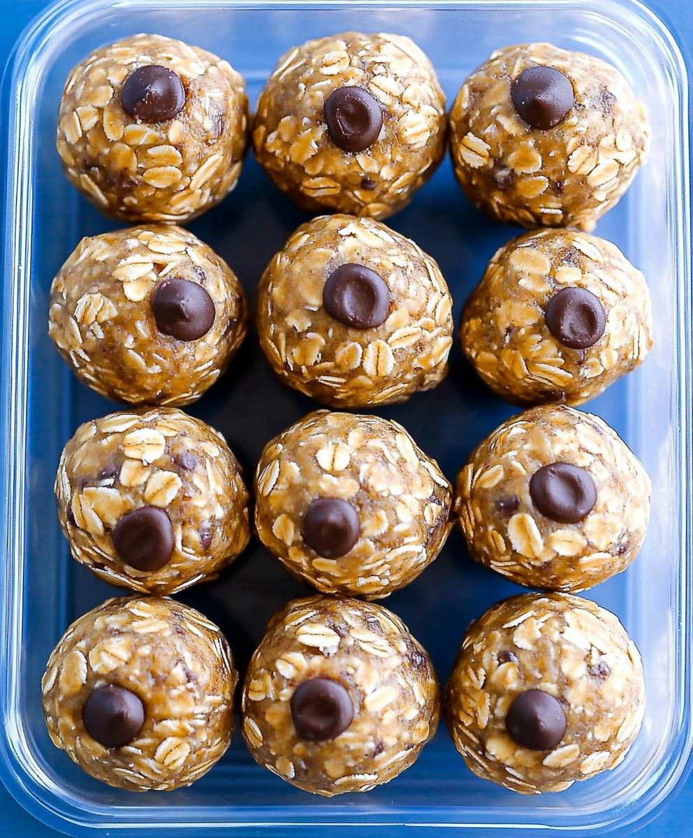 Healthy Oatmeal Energy Balls Recipe