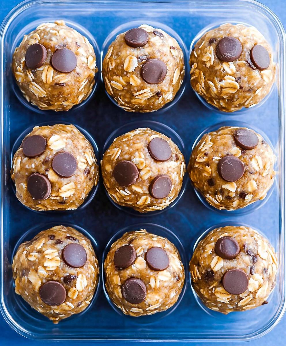 Healthy Oatmeal Energy Balls Recipe