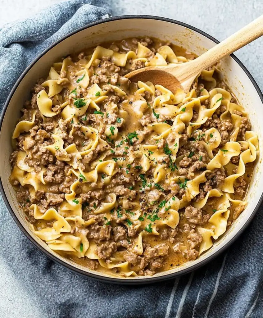 Helpful Hamburger Stroganoff Recipe