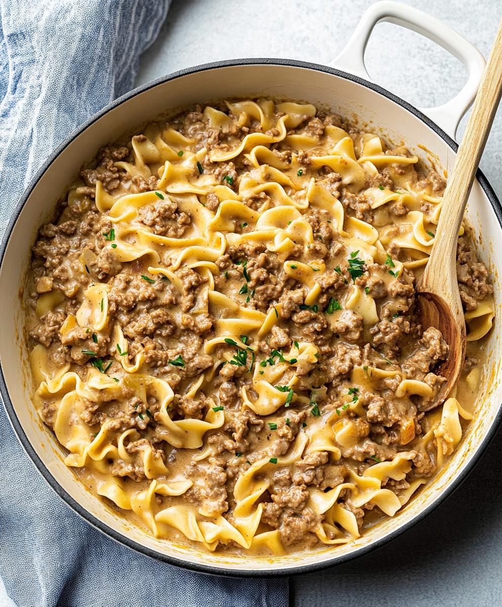 Helpful Hamburger Stroganoff Recipe