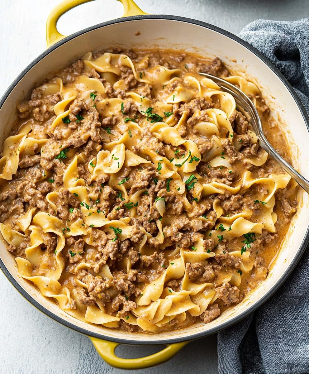 Helpful Hamburger Stroganoff Recipe