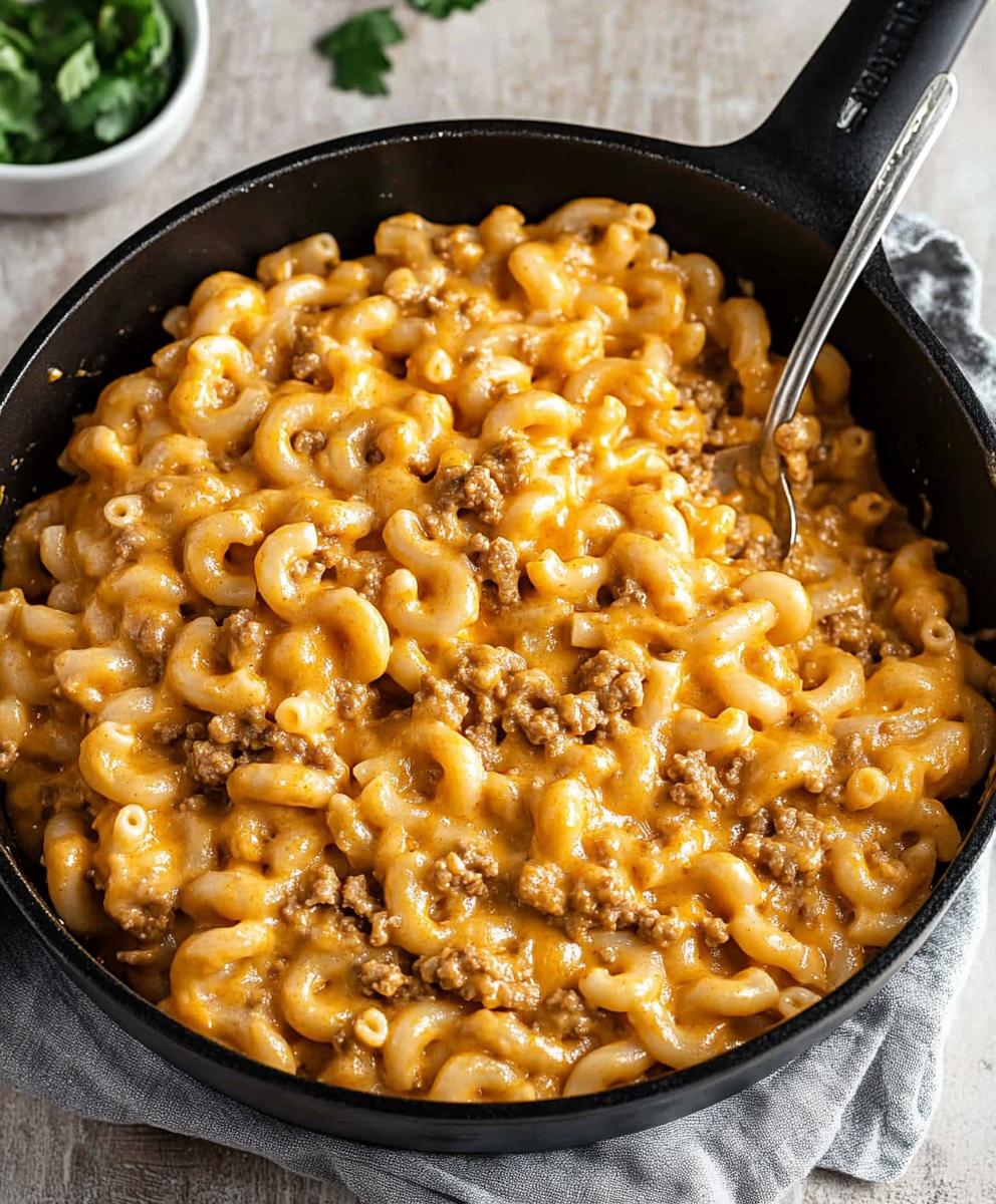 Homemade Cheeseburger Macaroni Recipe