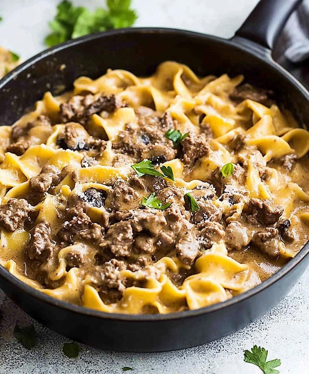 Homemade Hamburger Helper Beef Stroganoff Recipe