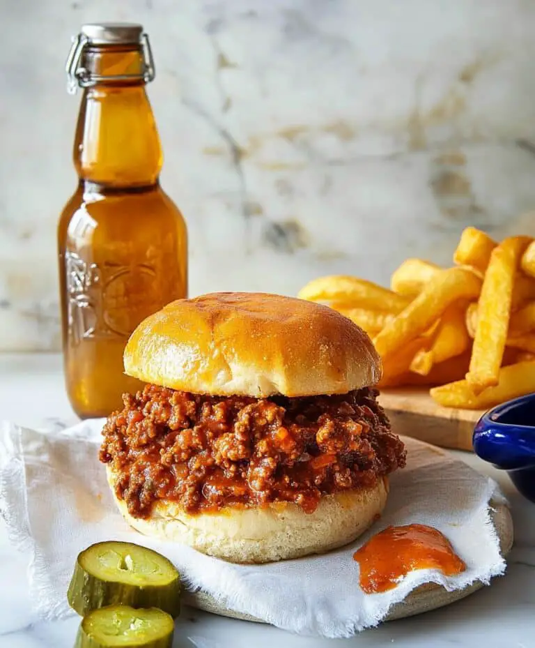 Homemade Sloppy Joe Recipe