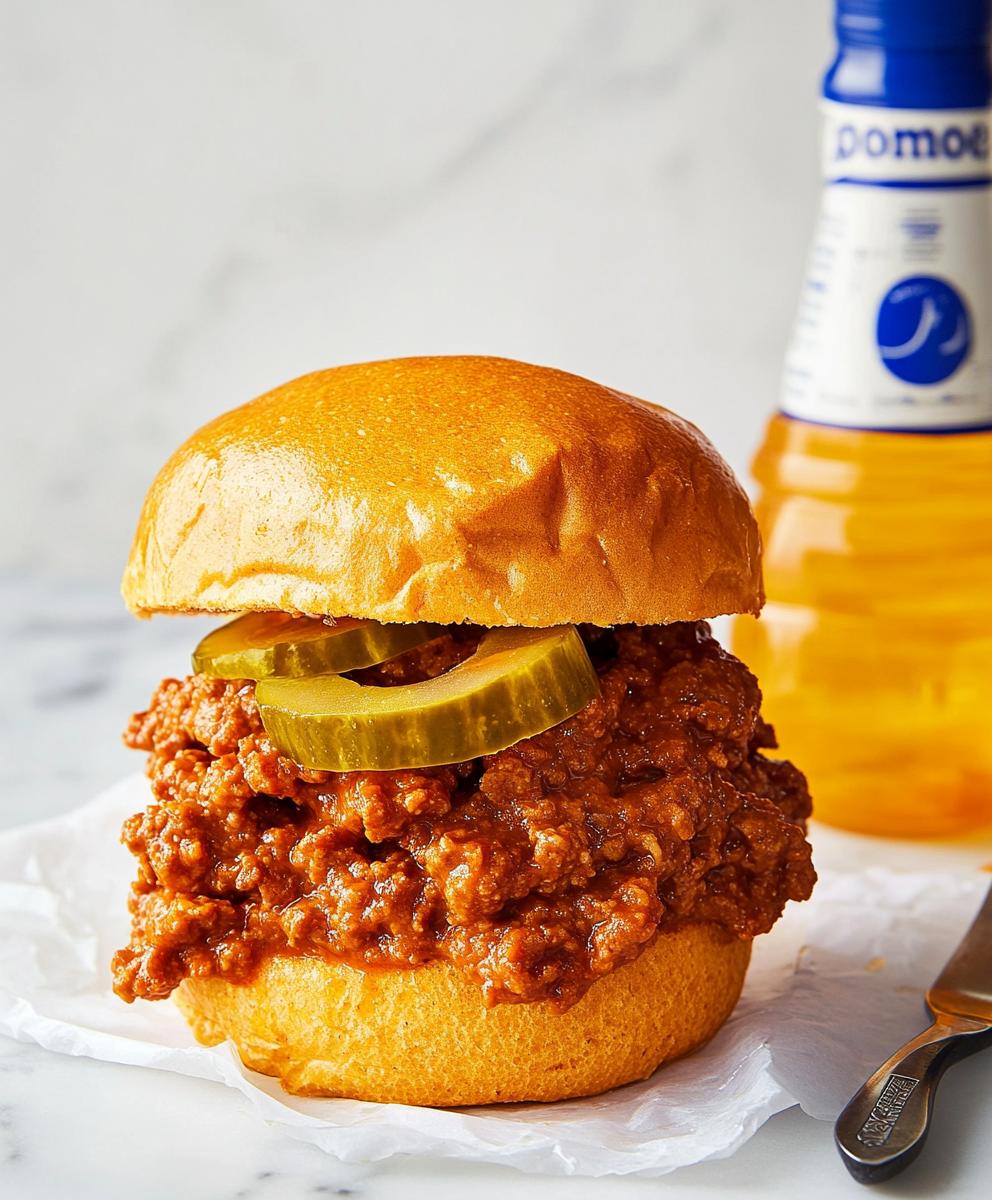 Homemade Sloppy Joe Recipe