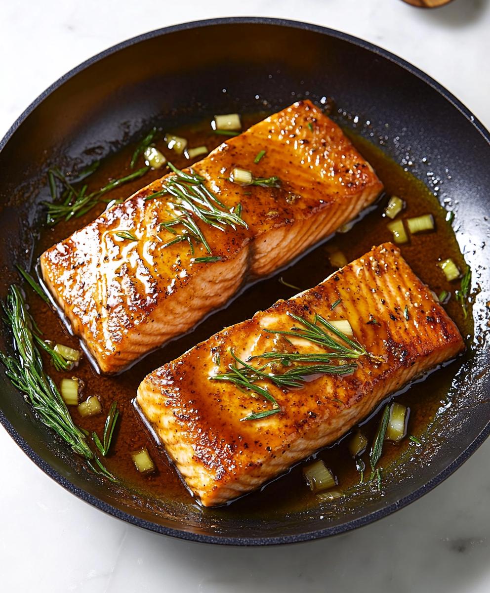 Honey-garlic Glazed Salmon Recipe