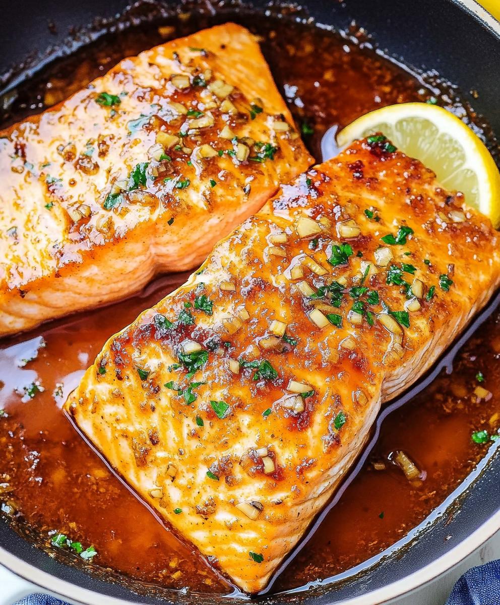 Honey Garlic Salmon Recipe