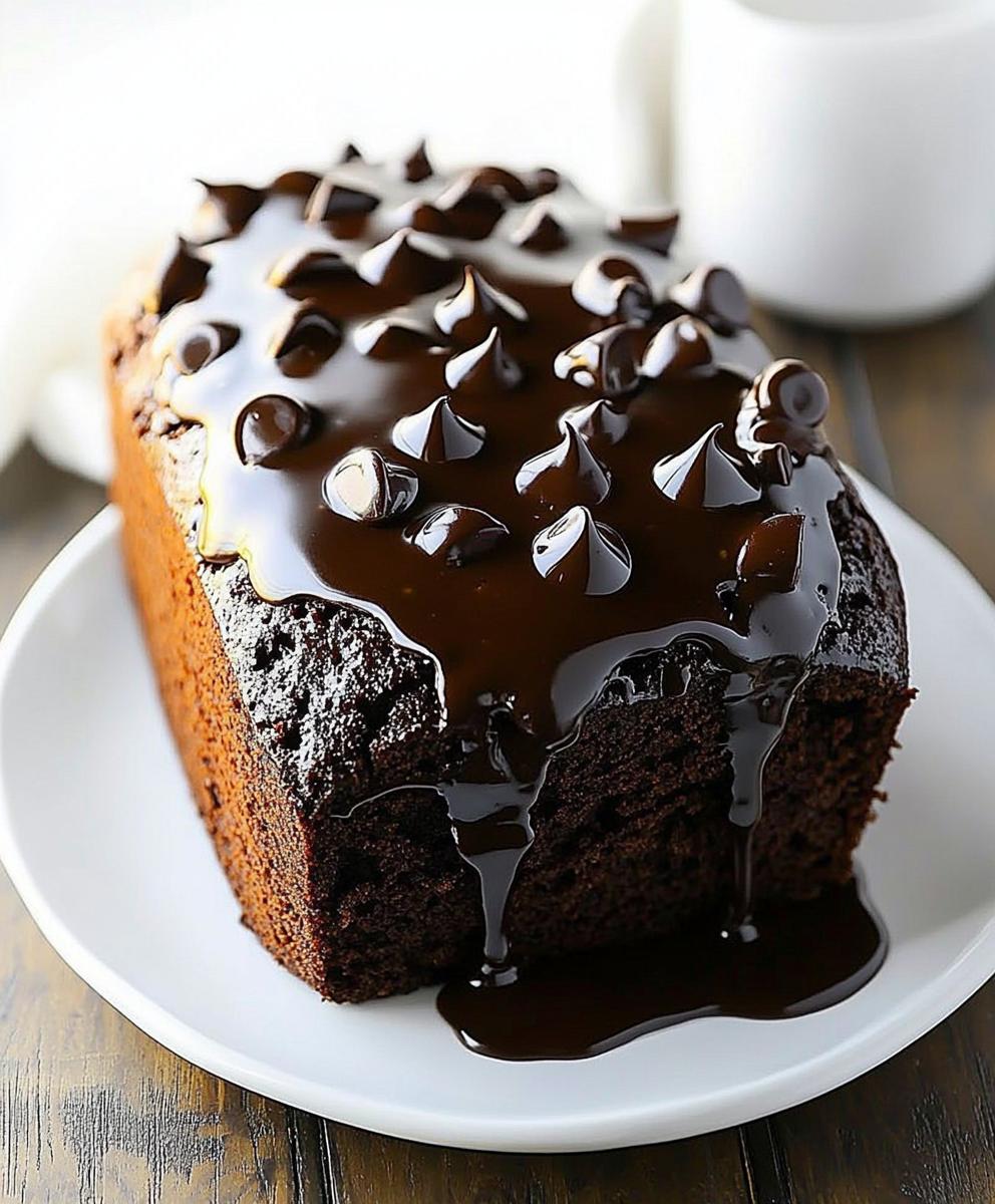 Hot Fudge Brownie Bread Recipe
