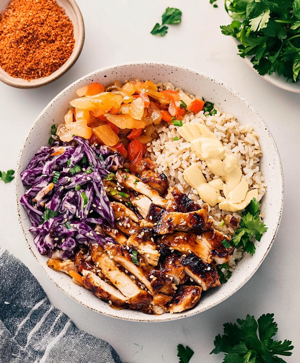 Hot Honey Chicken Bowls Recipe