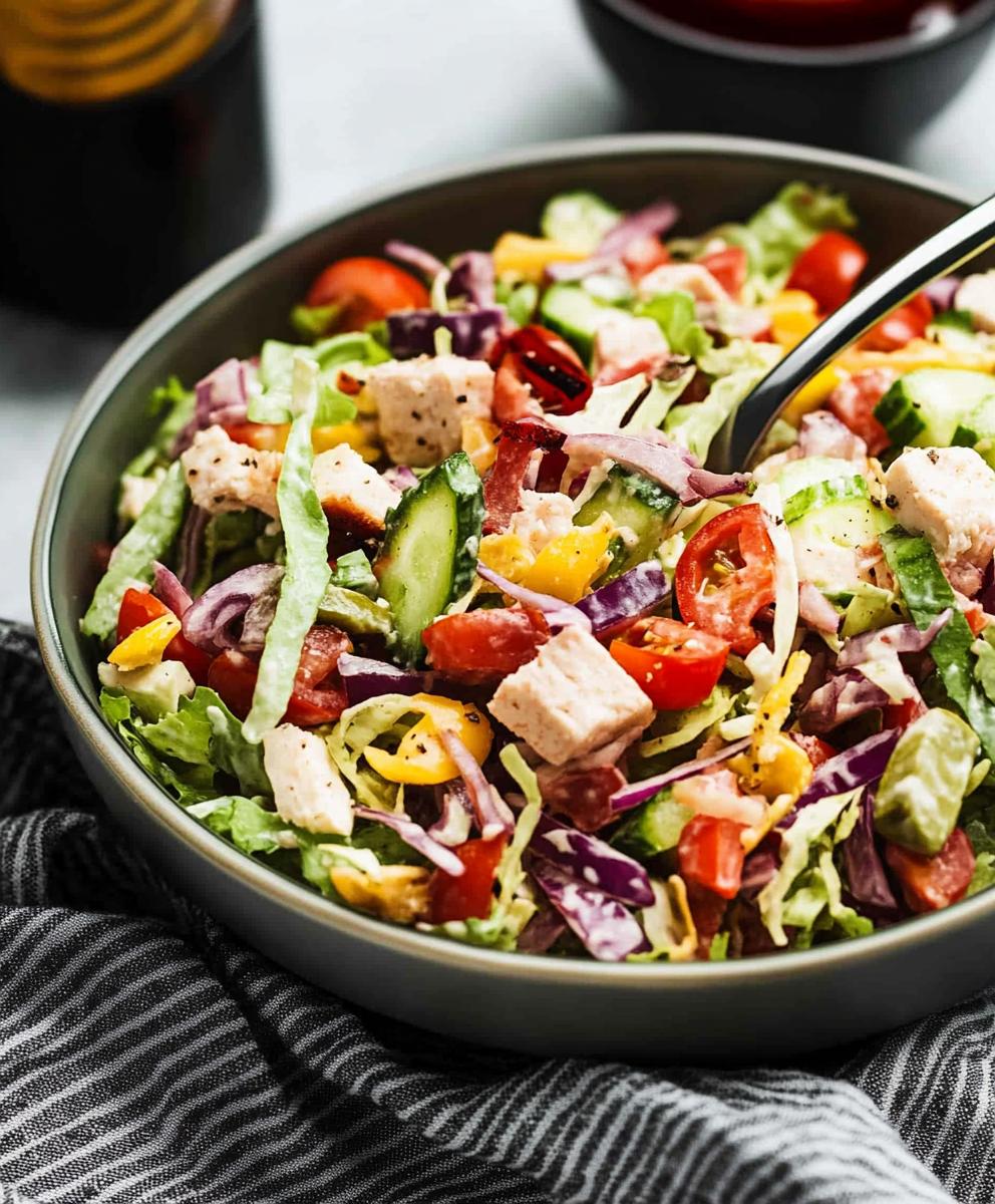 Italian Grinder Chopped Salad Recipe