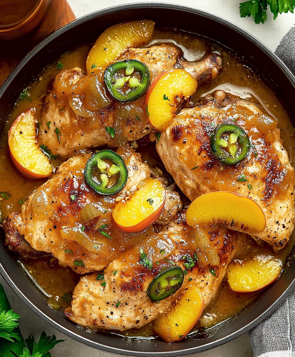 Jalapeno Peach Chicken Recipe