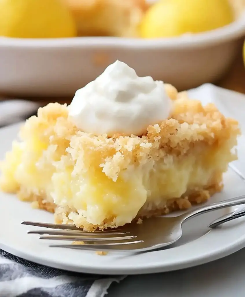 Lemon Cream Cheese Dump Cake Recipe