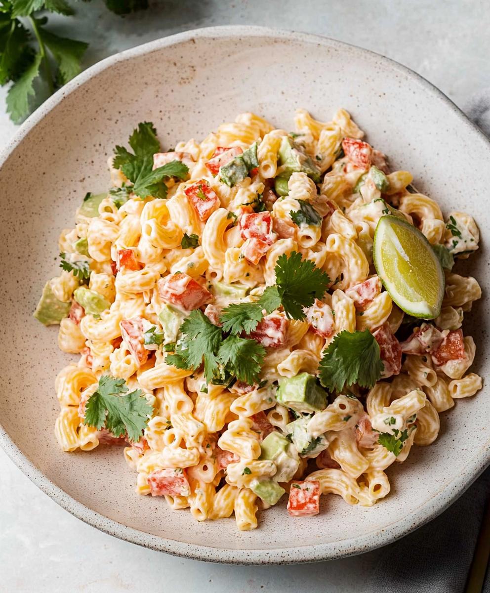 Mexican Macaroni Salad Recipe