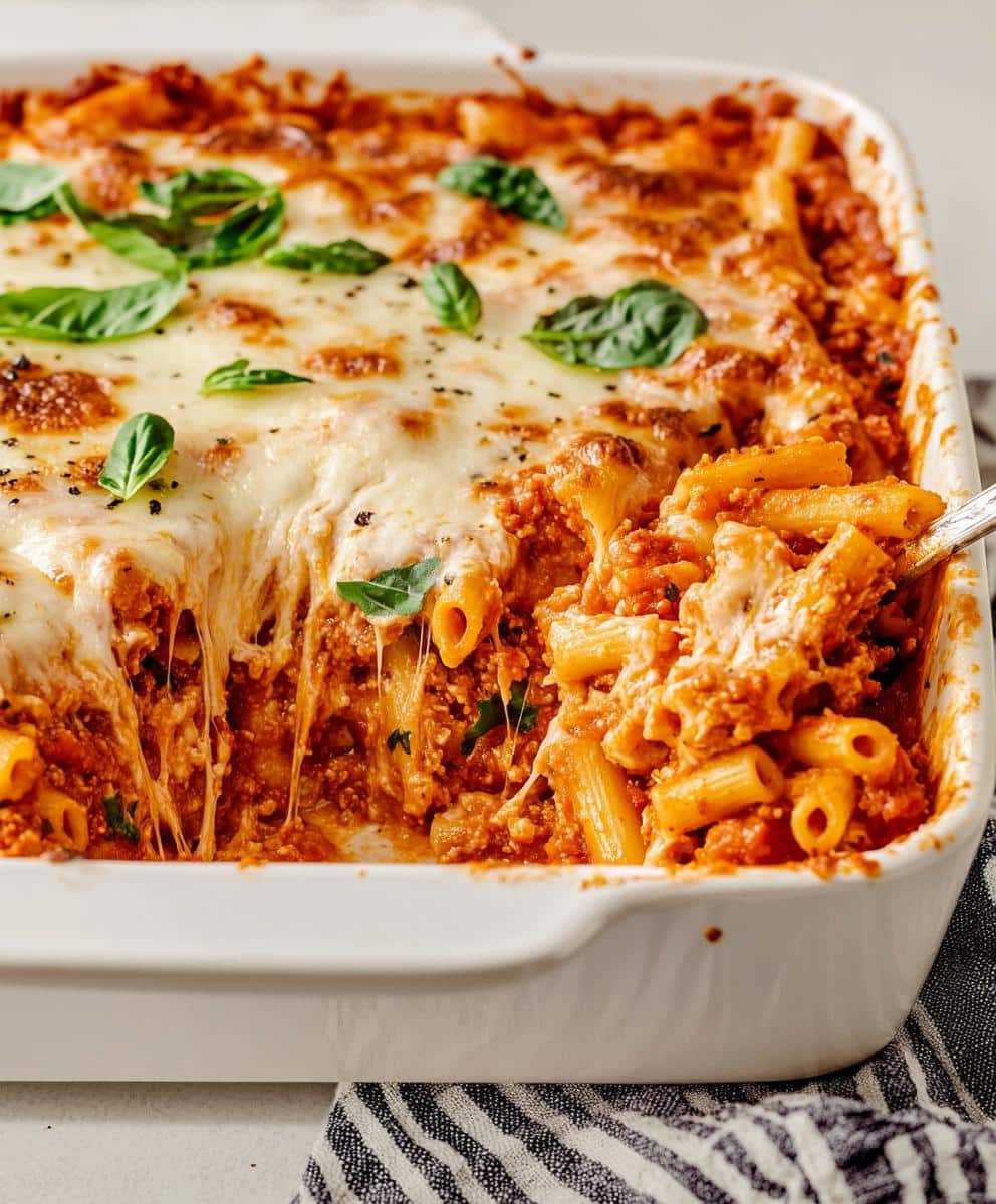 Million Dollar Baked Ziti Recipe