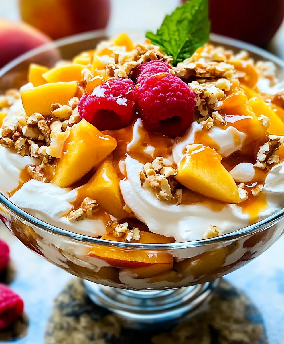 Millionaire Peach Salad Recipe
