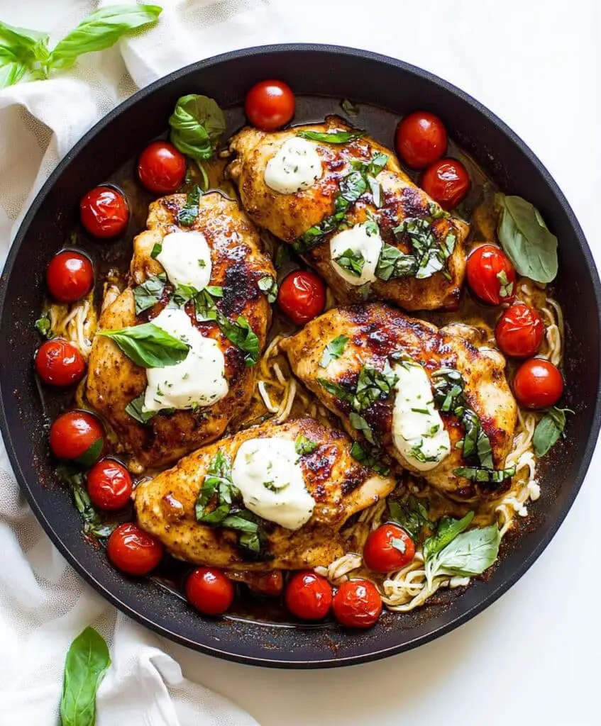 One Pan Balsamic Chicken Recipe