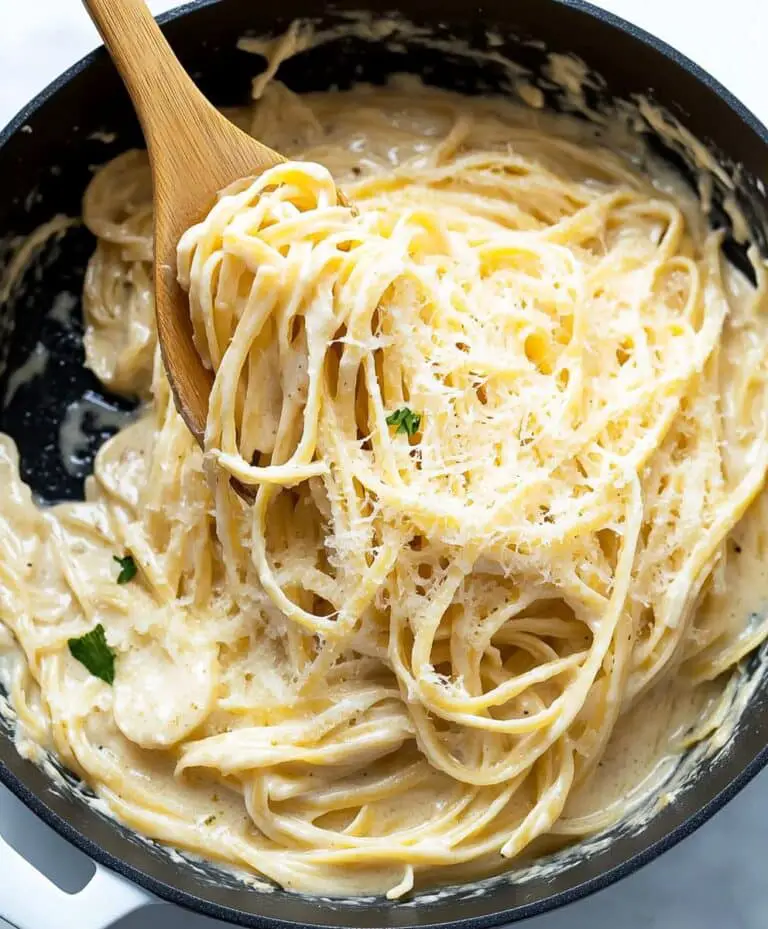 One Pot Lemon Garlic Parmesan Pasta Recipe