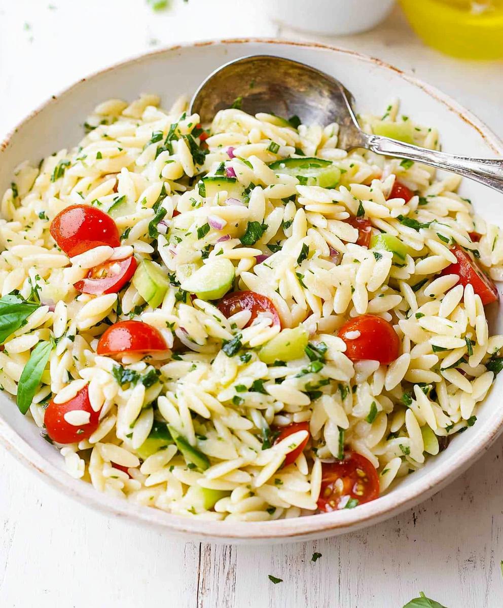 Orzo Pasta Salad Recipe