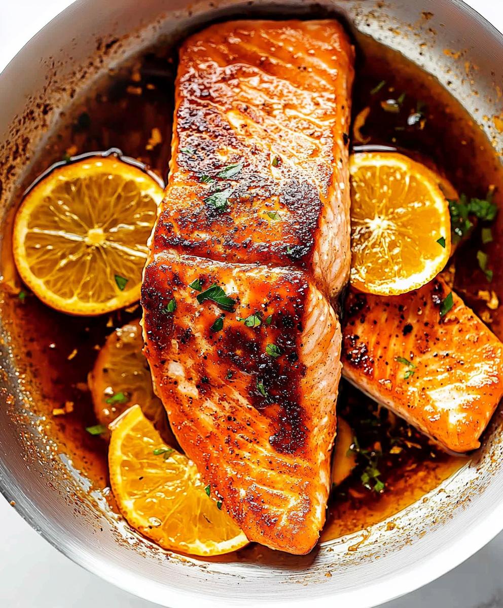 Pan Fried Orange Salmon Recipe